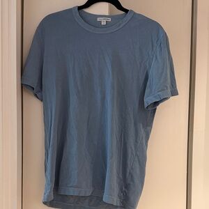 James Perse Light Blue Crewneck Short Sleeve Tee